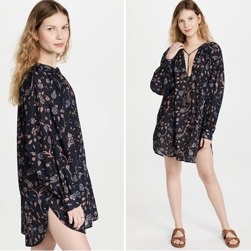 Ulla Johnson Biarritz floral tunic dres size P